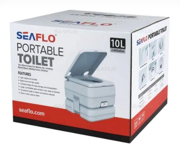 SEAFLO Portable Toilet 20L
